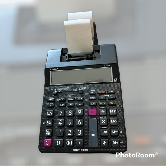 Casio HR-170RC reprint and check calculator - Picture 1 of 4